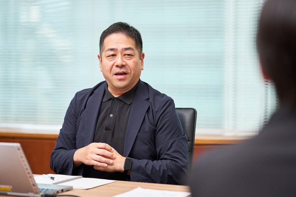 パナソニック エレクトリックワークス株式会社 阿部 益巳氏のインタビューカット