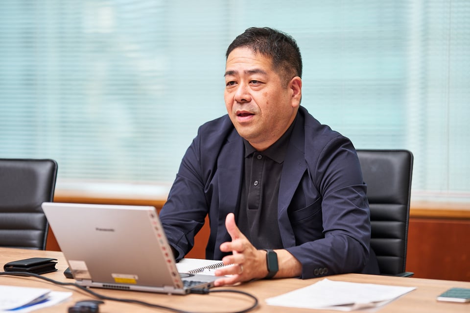 パナソニック エレクトリックワークス株式会社 阿部 益巳氏のインタビューカット
